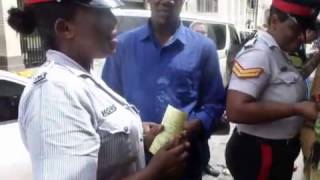POLICE Officers reached in JAMAICA @ WORLD VISION DAY OCT.3,2015
