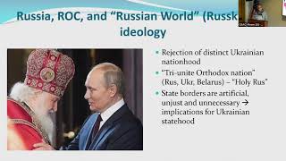 Oxana Shevel | REDS Seminar: Identity and Religion at Times of War in Ukraine | April 13, 2023