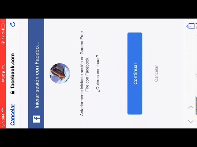 CÓMO CERRAR E INICIAR SESIÓN CON FACEBOOK EN FREE FIRE CUANDO