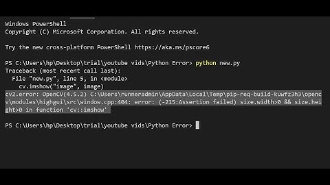 error: (-215:Assertion failed) size.width>0 && size.height>0 in function 
