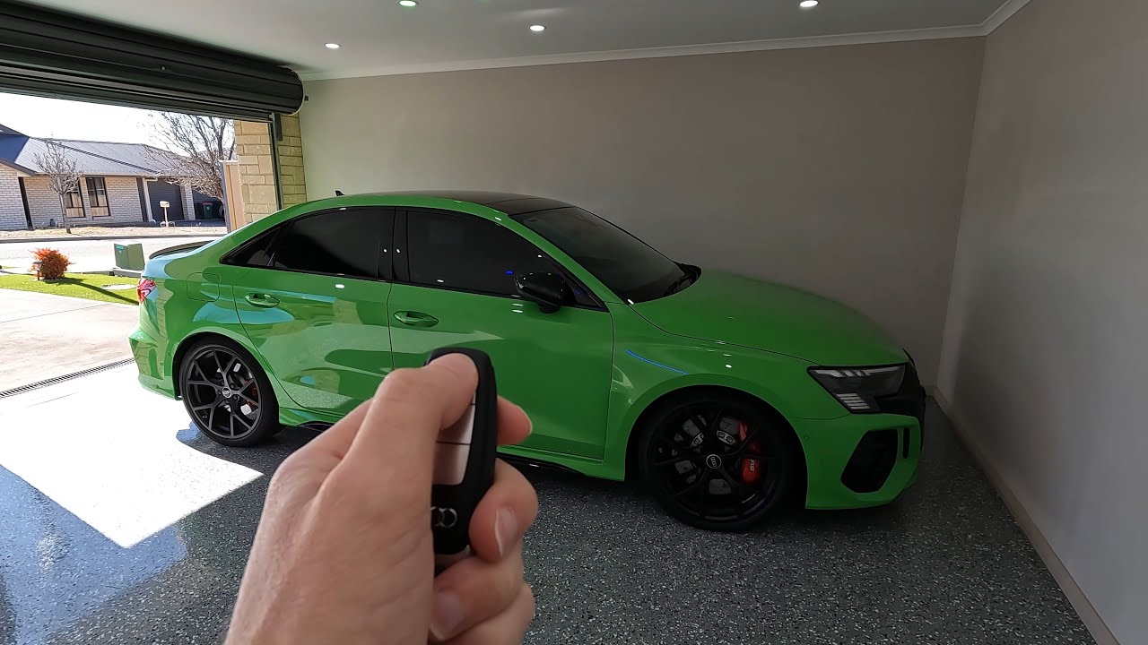 Audi RS3 Remote Start Up - YouTube