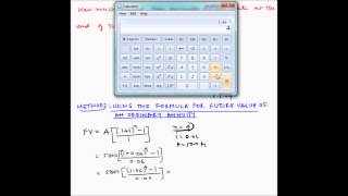 Future value of an ordinary annuity - Example 2