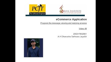 Program the message viewing and replying process