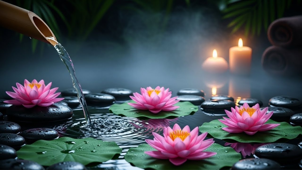 Beautiful Relaxing Music + Water Sounds 🌿 Deep Sleep, Stress Relief, Calm Mind