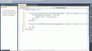 Button And Labels In Visual Studion 2011