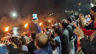 Jai Ganga Maa Trivani Ghat Ganga Aarti Rishikesh Uttarakhand