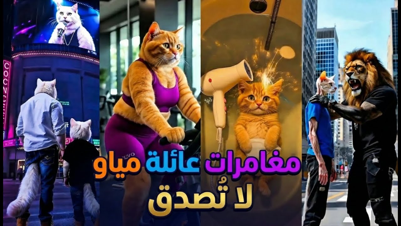 مغامرات عائلة مياو لا تصدق 😱