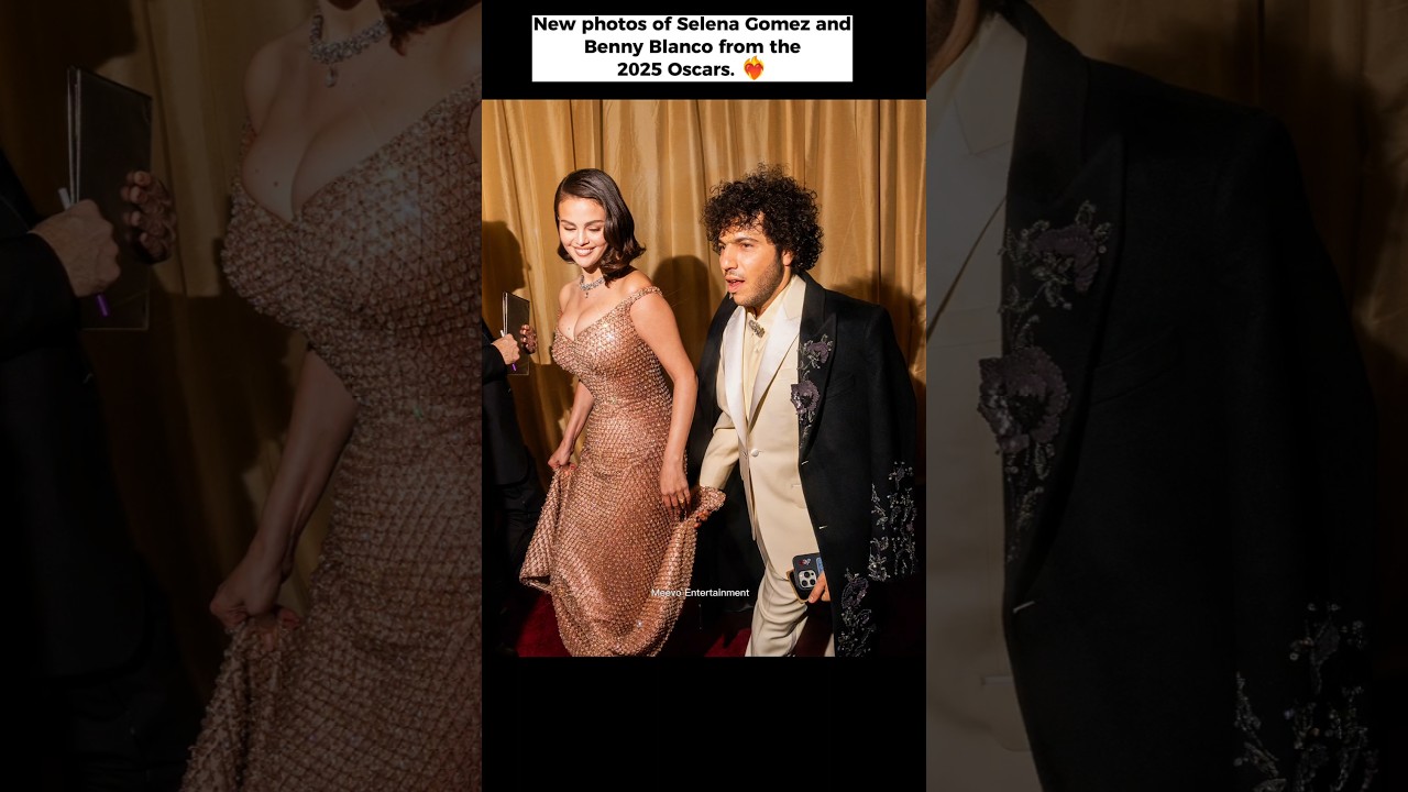 New photos of Selena and Benny from the 2025 Oscars💞 
