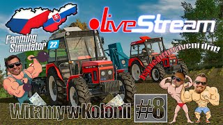 Live stream | Dnes budeme dřít | Witamy w Kolonii #08 | Farming Simulator 2022