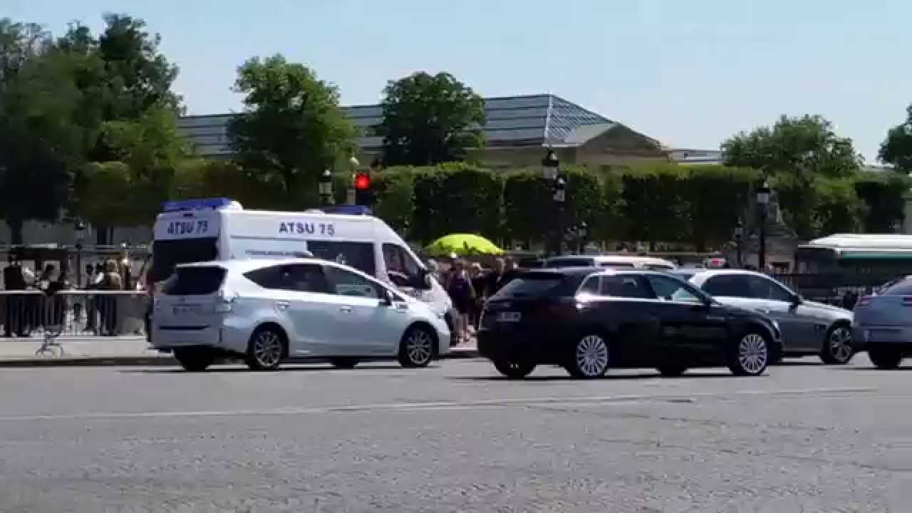 ATSU 75 en urgence 75008 ( Emergency ambulance, center of PARIS