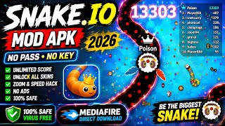 Snake.io Mod Menu Latest Version | Unlimited Coins | Unlock All Skins #001 | Wall Hack - Poison Modz