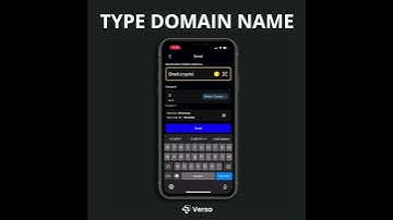 How to use you #web3 Unstoppable Domain in Verso Wallet ?