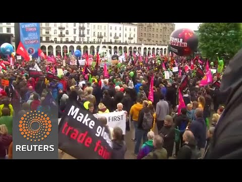 Anti-G20 protests begin in Hamburg - Anti-G20 protests begin in Hamburg