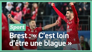 Le Stade Brestois deuxième de Ligue 1 après sa victoire contre l'OM !