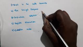 Issues in design of Code Generator in Compiler Design in Tamil