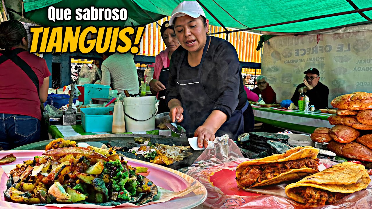 Los TACOS que NADIE conoce en CDMX: campechanos con longaniza verde y mixiote 🤤🌮
