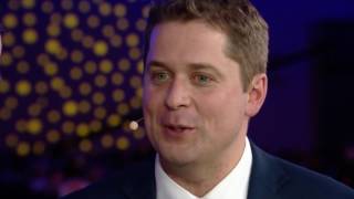 Andrew Scheer interviewed by CBC following his Conservative Party of Canada leadership victory