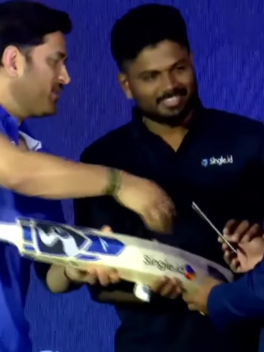 Samson respects for MS Dhoni || Single id || ms dhoni & Sanju Sanson Movment #song #msdhoni #samson