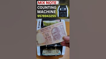 Fast and Reliable Mix Note Counting Machine #eromart #mixnote #shorts
