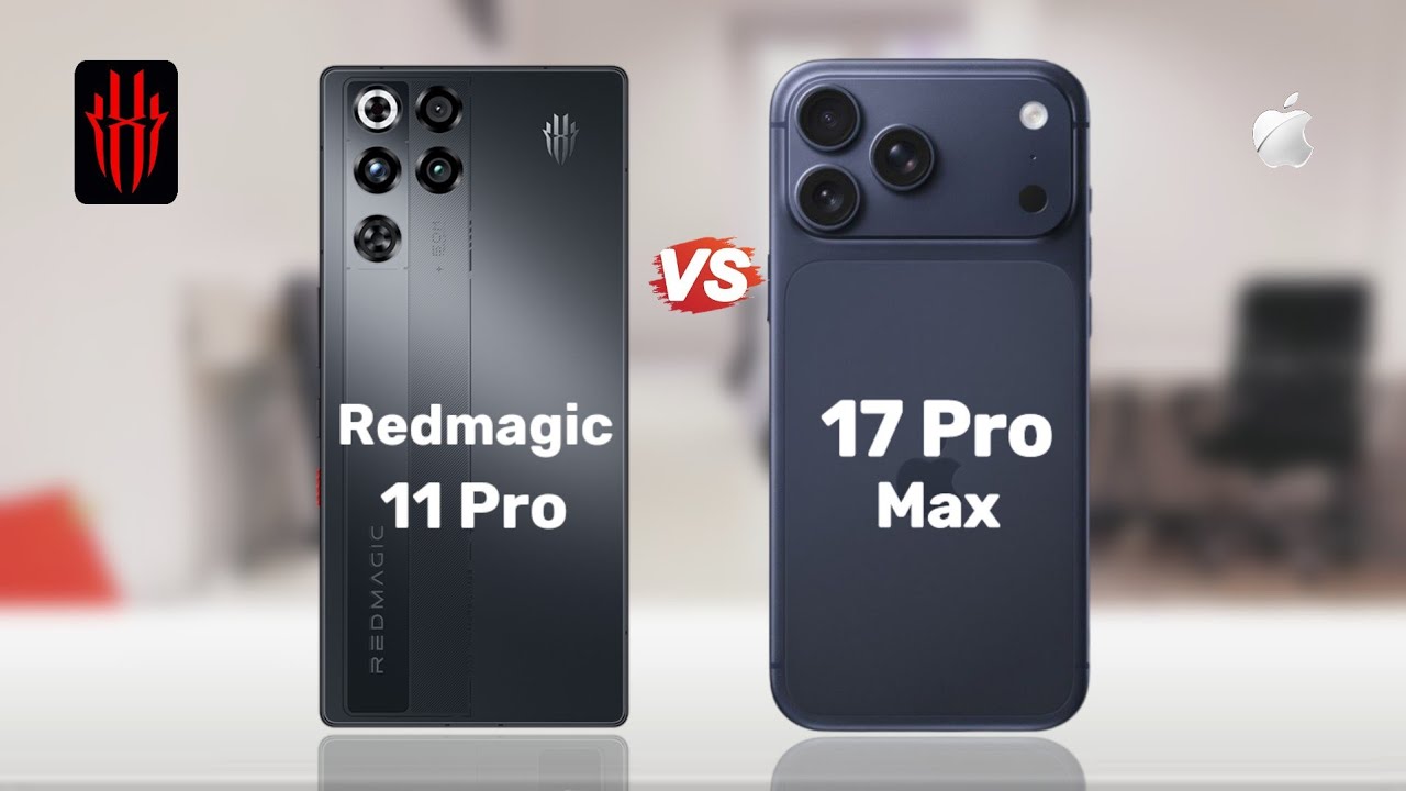 Redmagic 11 Pro vs iPhone 17 Pro Max ll Full Comparison 