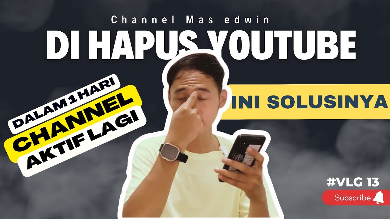 Solusi Mengatasi Channel Yang Dihapus Karena Spam | Akun Youtube Bisa Kembali Dalam 1 Jam