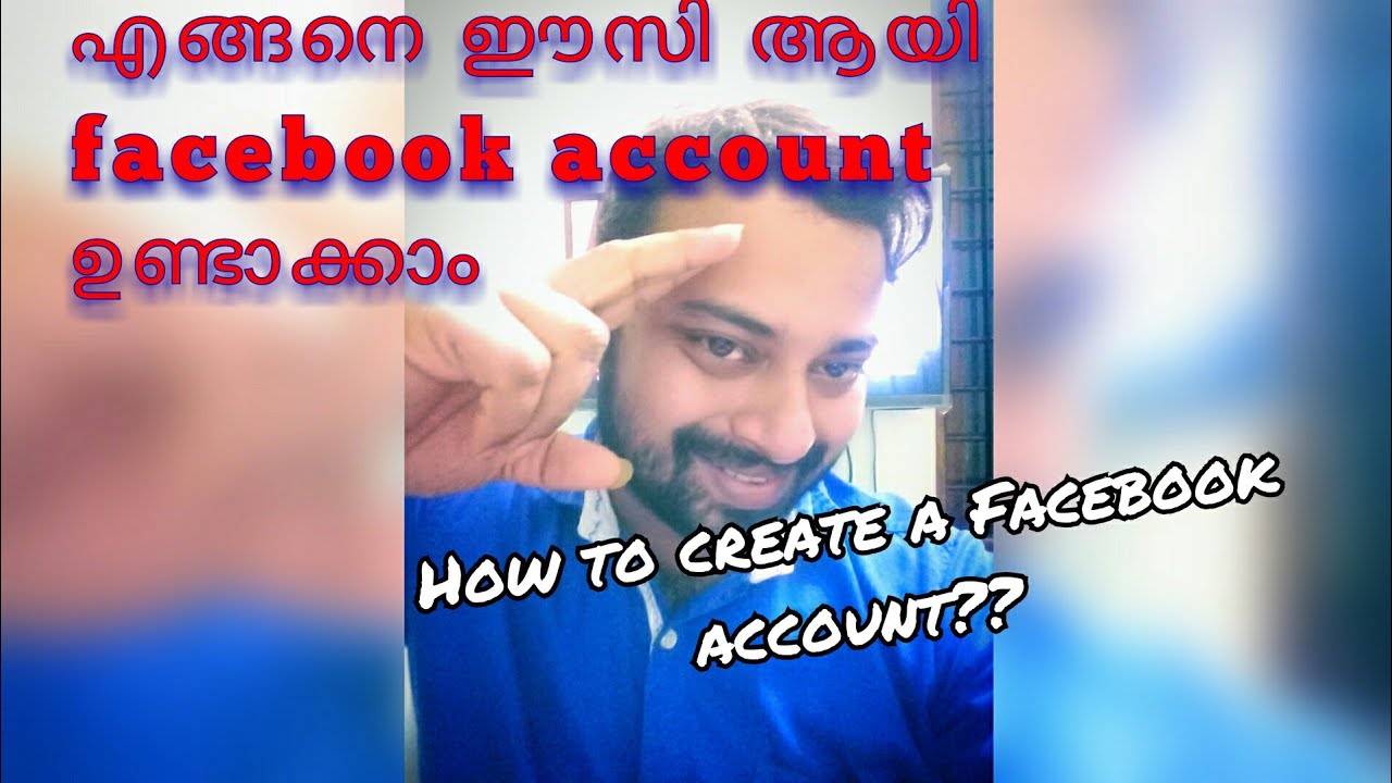 How to create a Facebook account (malayalam) 