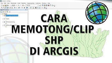 Tutorial Arcgis memotong clip SHP