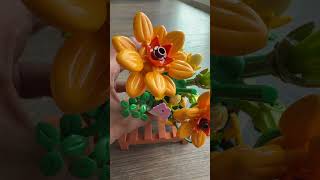 LEGO Garden Collection by MAX | Yellow Flower Bloom bricks building Cosmos Sulphureus