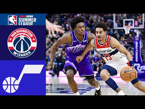 Washington Wizards Vs Utah Jazz Full Game Jul 16 2025 NBA 2K26 Summer League 