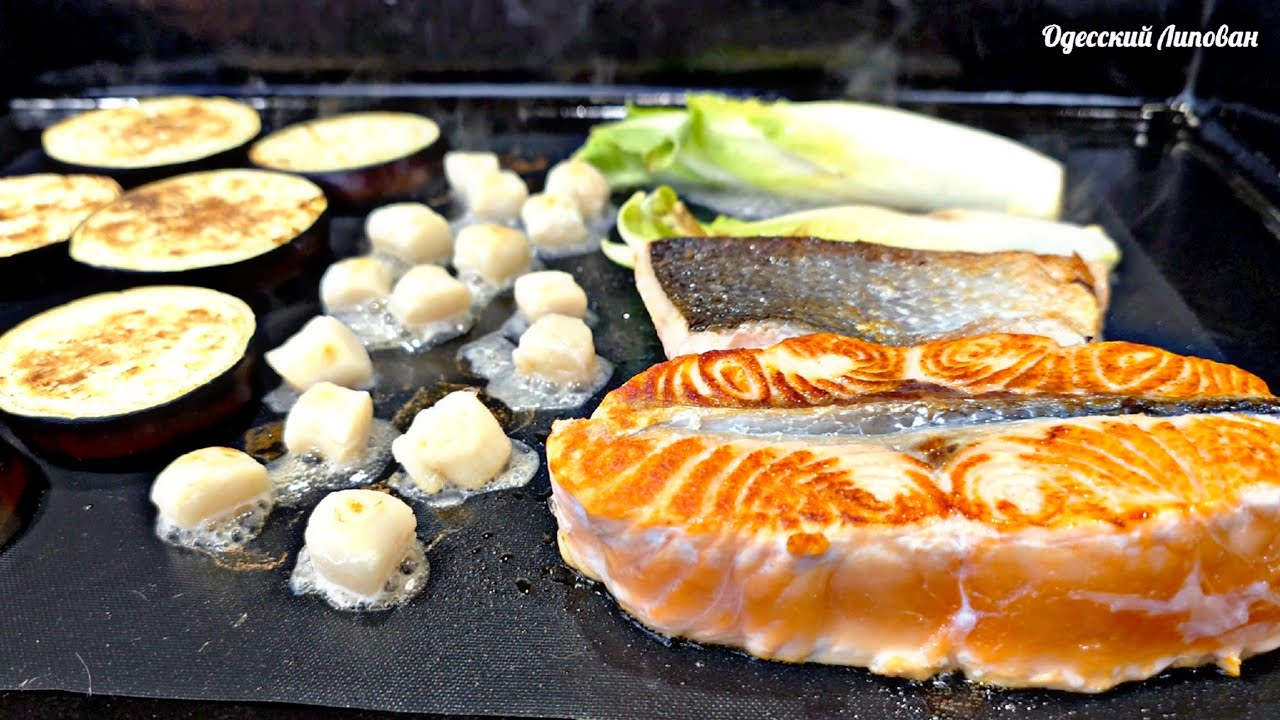 Лучший способ приготовления здоровой еды. Лосось BBQ без масла