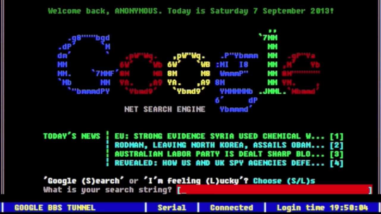 Googie Computer Terminal Google terminal - YouTube