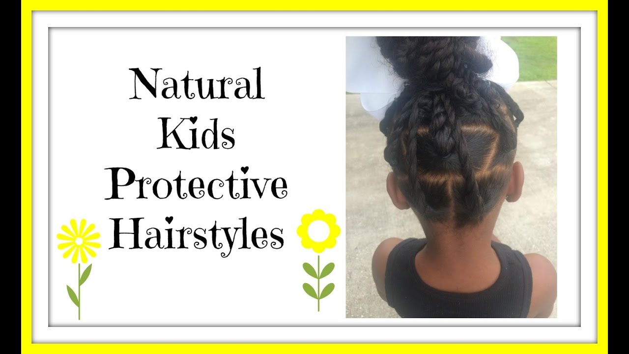 Natural Kids Protective Hairstyles | IAMAWOG - YouTube