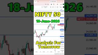 NIFTY 50 Tomorrow Prediction | Nifty Analysis for 18 June 2026 | Support &amp; Resistance Levels