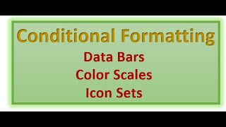 Conditional Formatting Part  4