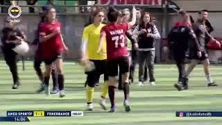 Amed Sportif Faaliyetler Ile Fenerbahçe Maçında Saha Karıştı Polis Müdahale Etti