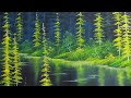River of Trees Oil Painting - Wet on Wet
