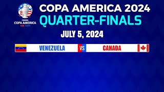 Quarter-finals (July 5, 2024): Match Results | Copa America 2024.