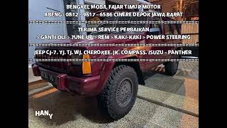 Bengkel mobil fajar timur motor Jeep cj7 Cherokee wlangler TJ