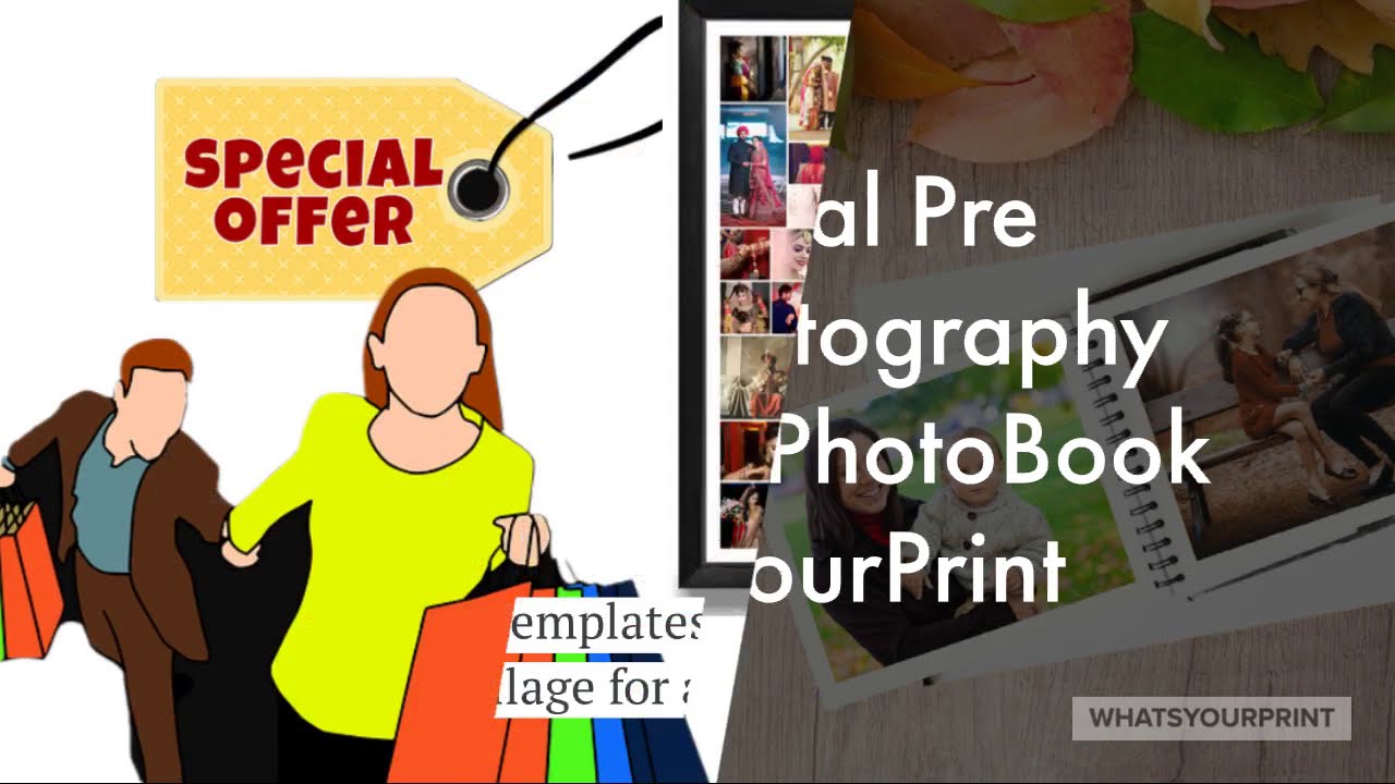 WhatsYourPrint - Transfer Your Pre Wedding Photos Into Photo Collage Frame