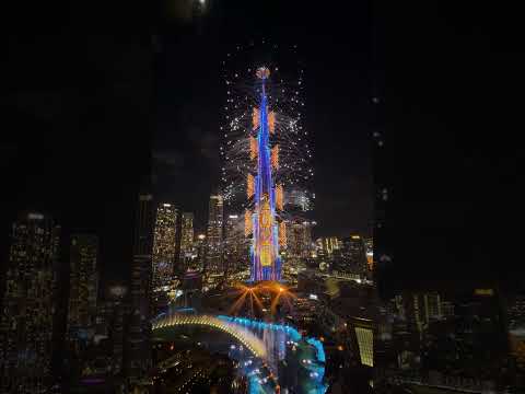 Dubai's Burj Khalifa New Year Fireworks 2026
