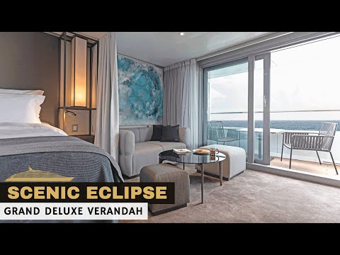 Scenic Eclipse Grand Deluxe Verandah Suite walkthrough tour