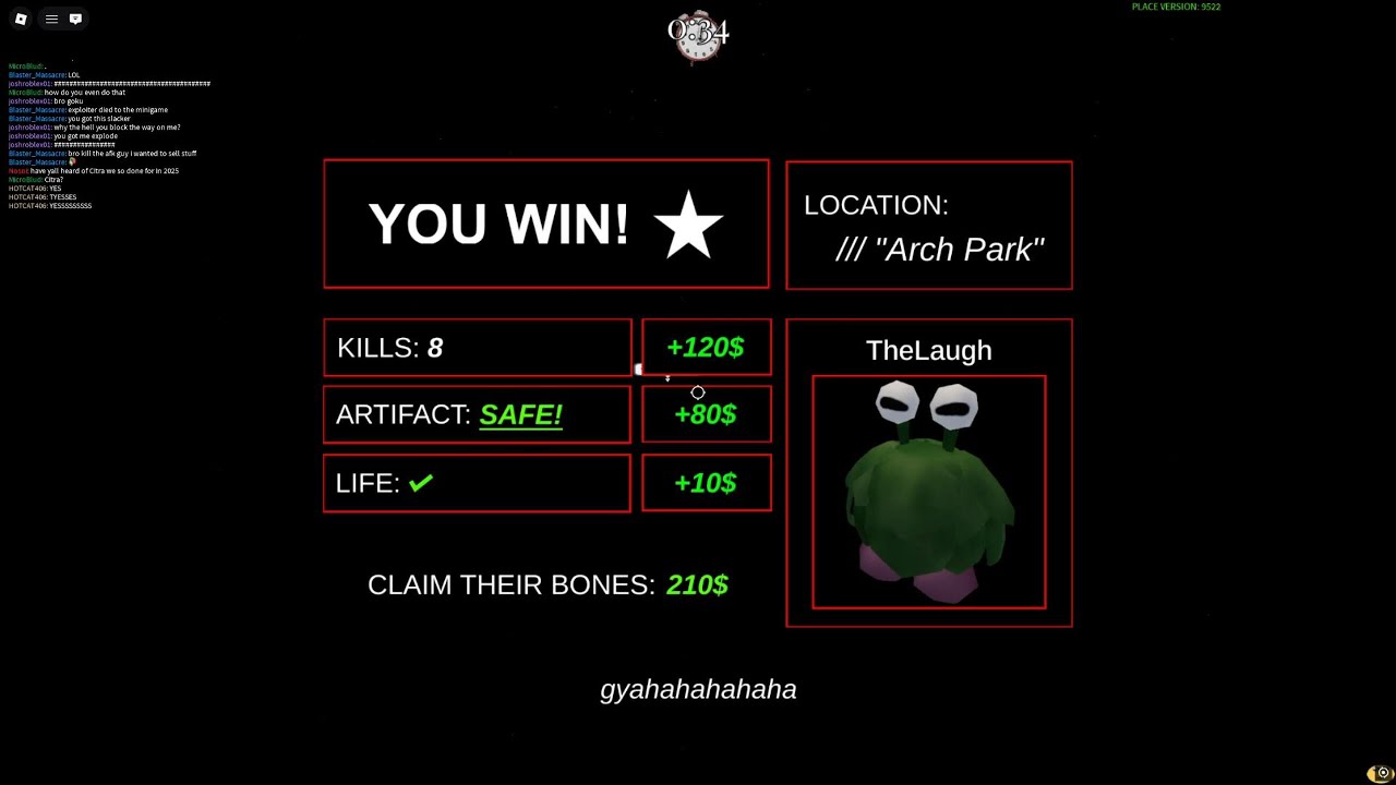 Winning as TheLaugh Slacker In Roblox Break in and steal thingz - YouTube