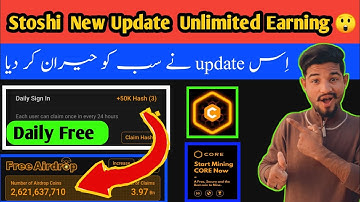 satoshi core mining new update | Satoshi New Airdrop Update | Earning App