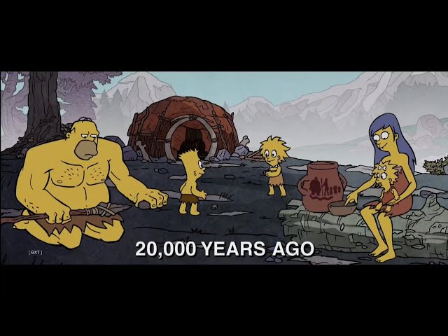 The Simpsons: 20,000 BC: The Family - YouTube