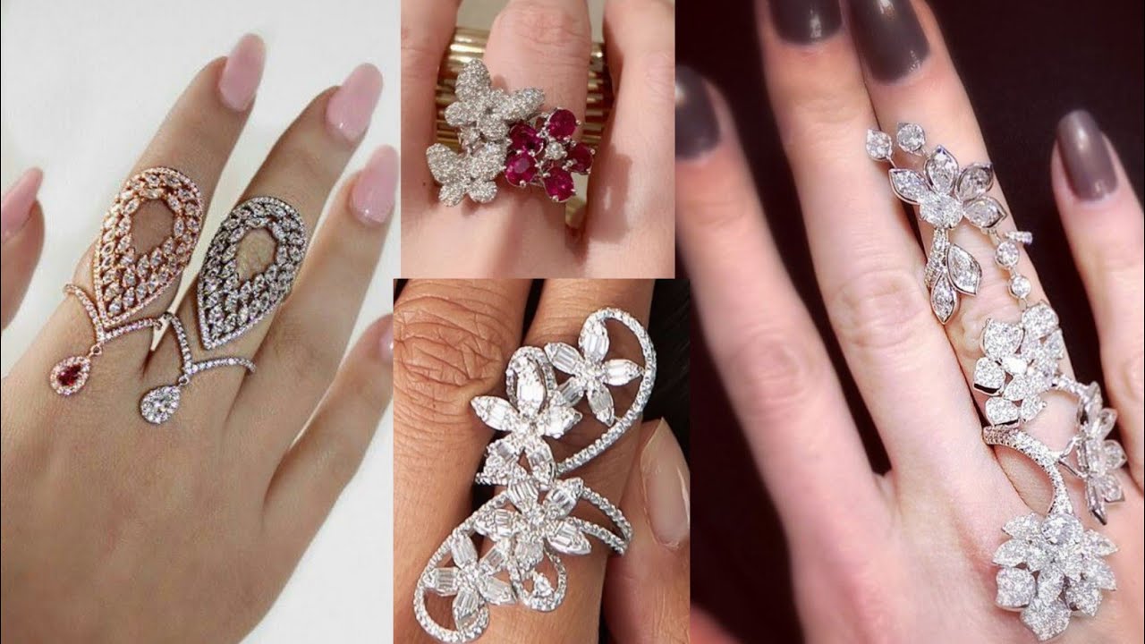 latest ring design American diamond ring design YouTube