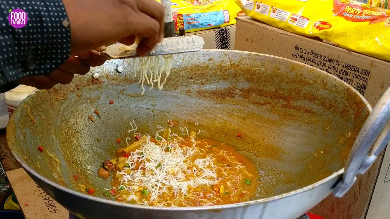 Cheesy Pasta | Mourya Maggi Center Surat | Street Food | Food Fatafat