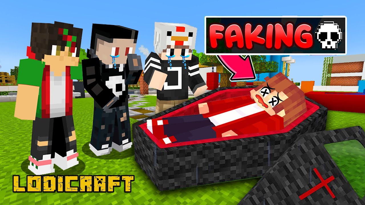 I FAKED My Death To Prank My Friends in Minecraft!