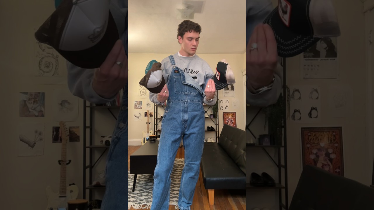 how to style a pair of overalls 