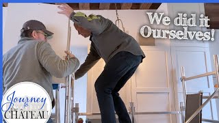 We install our AMAZING custom KITCHEN for our FRENCH CHATEAU - Journey to the Château, Ep. 82