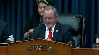 Subcommittee Chair Duncan Opening Remarks at FERC Budget Hearing